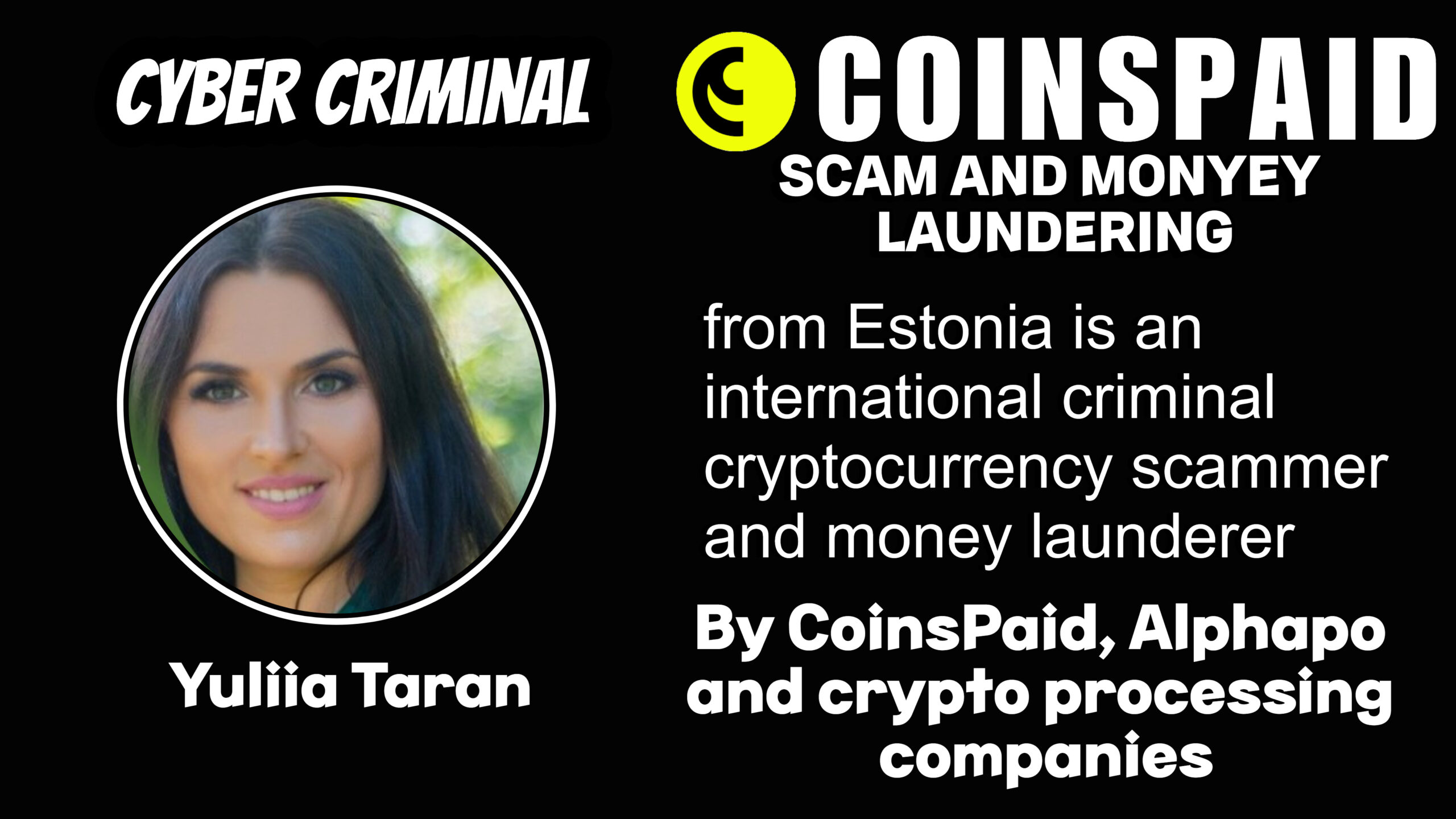 Yuliia Taran - softswiss scam - Casino by Softswiss